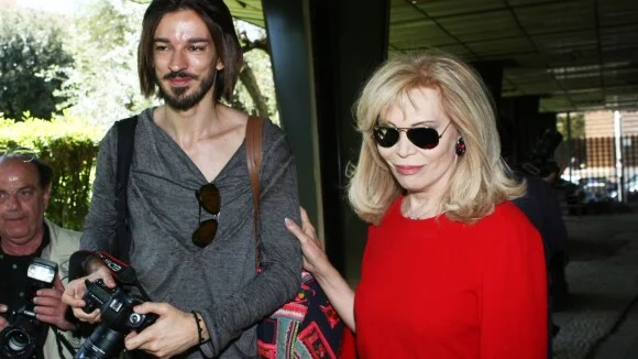 amanda lear et son fils